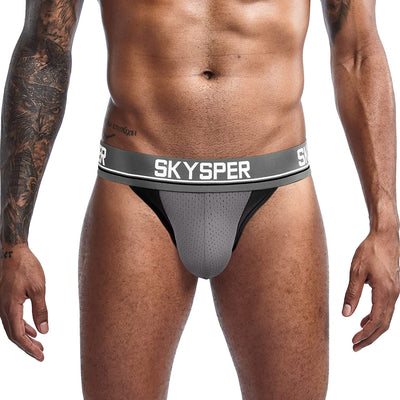 SKYSPER 34SK - Men's Cotton Jockstrap Underwear Athletic Supporter
