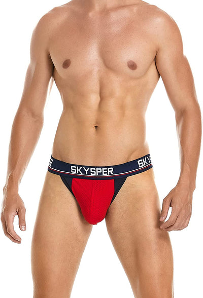 SKYSPER 34SK - Men's Cotton Jockstrap Underwear Athletic Supporter