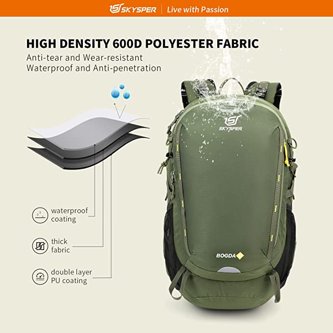 BOGDA30 - SKYSPER 30L Hiking Daypack Durable Outdoor Backpack