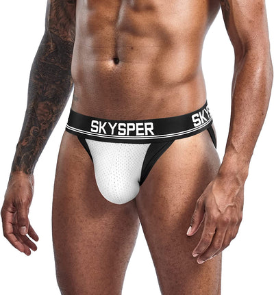 SKYSPER 34SK - Men's Cotton Jockstrap Underwear Athletic Supporter
