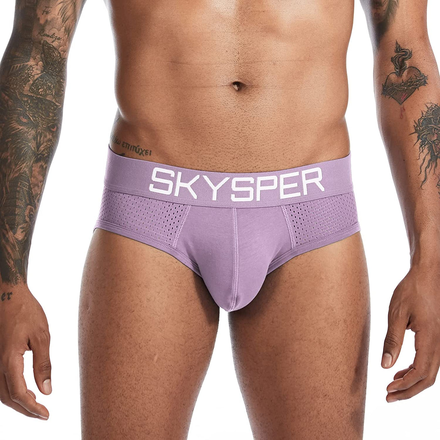 SG07 - SKYSPER Men's Jockstrap Cotton & Mesh Underwear Athletic Supporter