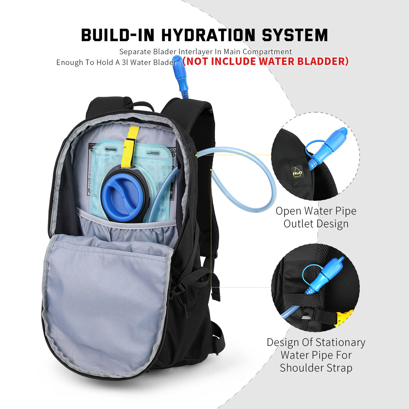 LANTC25 - SKYSPER 25L Hiking Daypack Waterproof Backpack