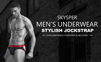 SG01 - SKYSPER Men's Cotton Jockstrap Underwear Athletic Supporter