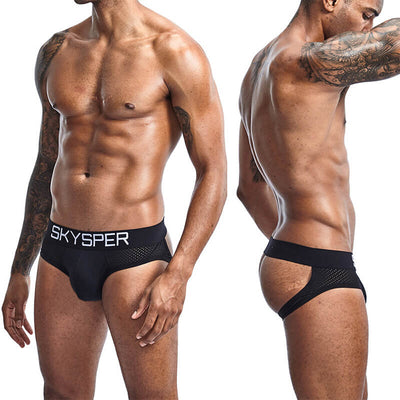 SG07 - SKYSPER Men's Jockstrap Cotton & Mesh Underwear Athletic Supporter