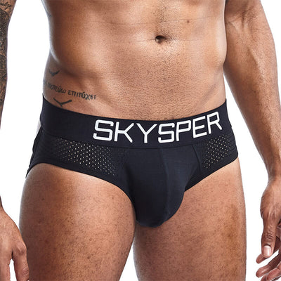 SKYSPER SG07 - Men's Jockstrap Cotton & Mesh Underwear Athletic Supporter