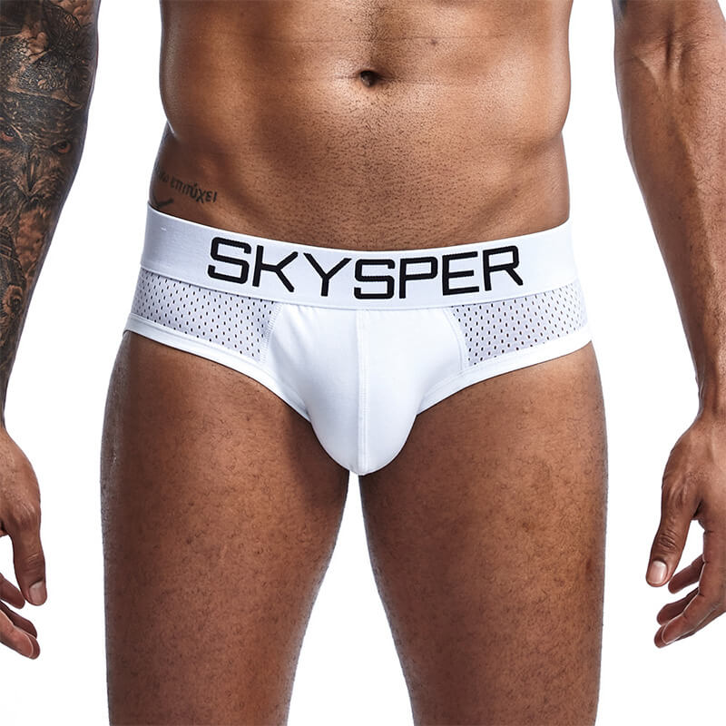 SG07 - SKYSPER Men's Jockstrap Cotton & Mesh Underwear Athletic Supporter